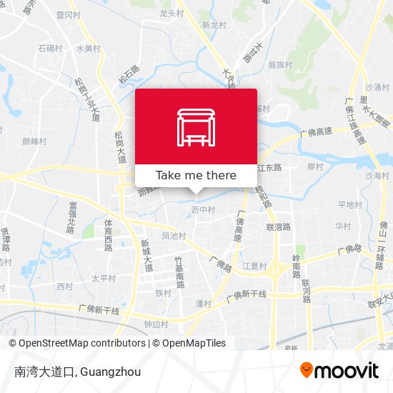 南湾大道口 map