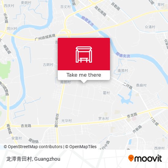 龙潭青田村 map