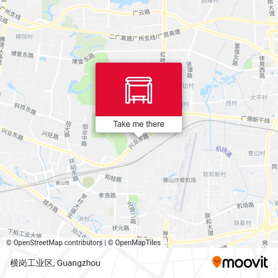 横岗工业区 map