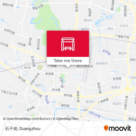 石子岗 map