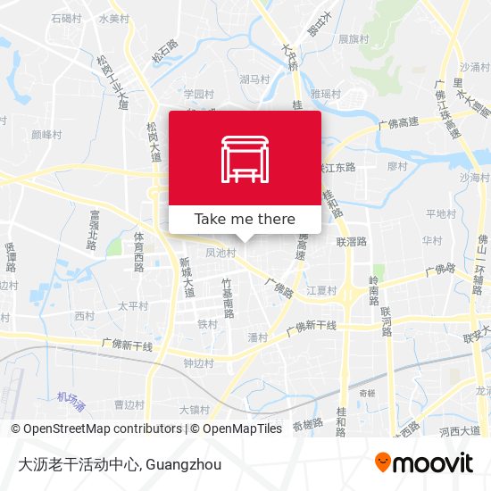 大沥老干活动中心 map