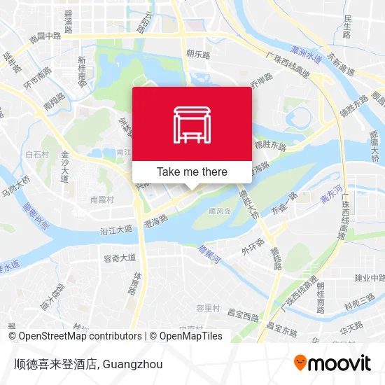 顺德喜来登酒店 map