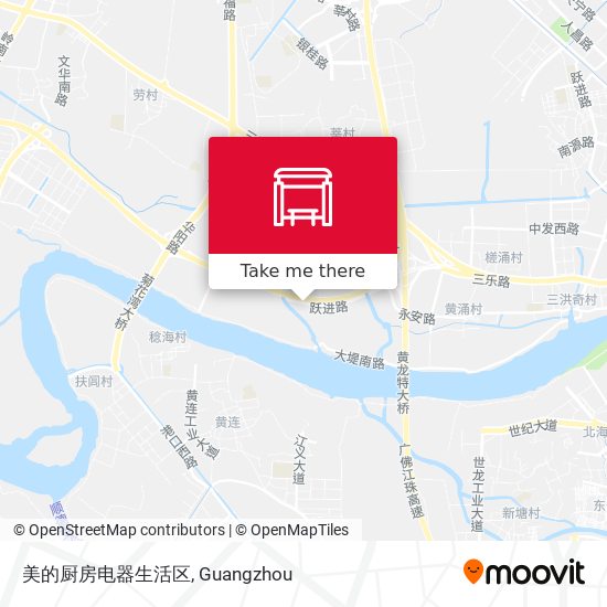 美的厨房电器生活区 map