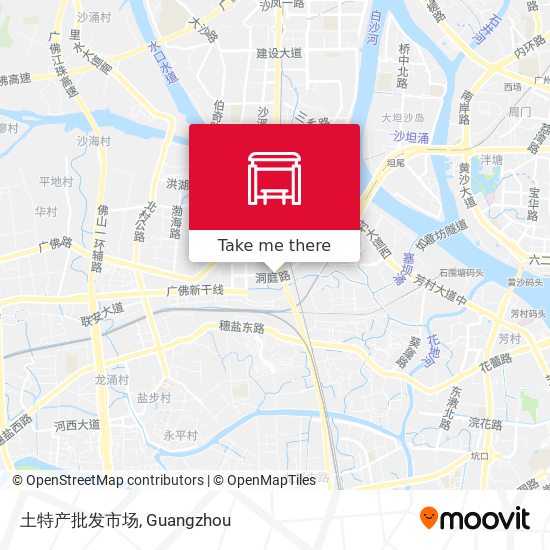 土特产批发市场 map