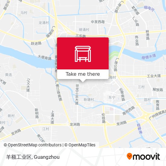 羊额工业区 map