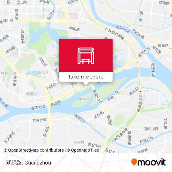 观绿路 map