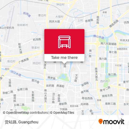 货站路 map