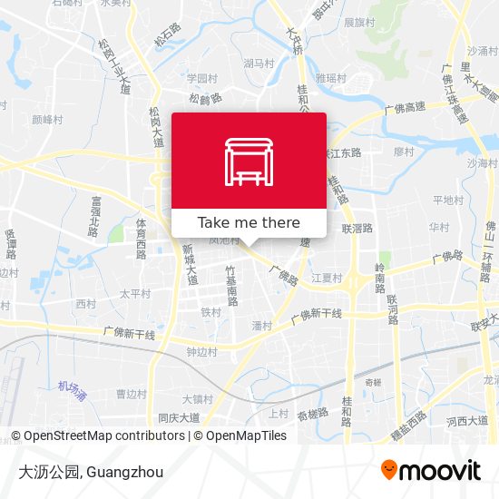 大沥公园 map