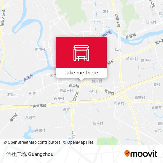 信社广场 map