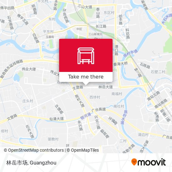 林岳市场 map