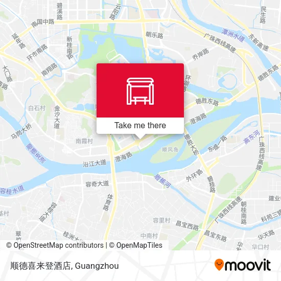 顺德喜来登酒店 map