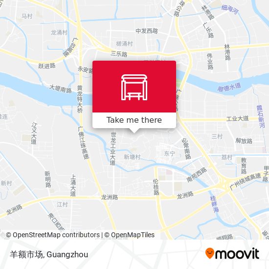 羊额市场 map