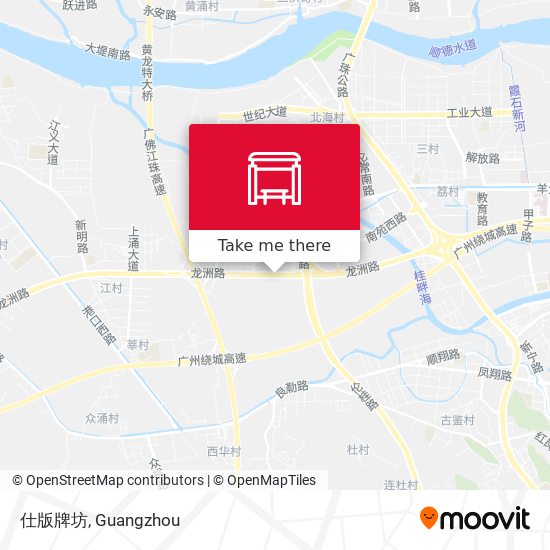 仕版牌坊 map