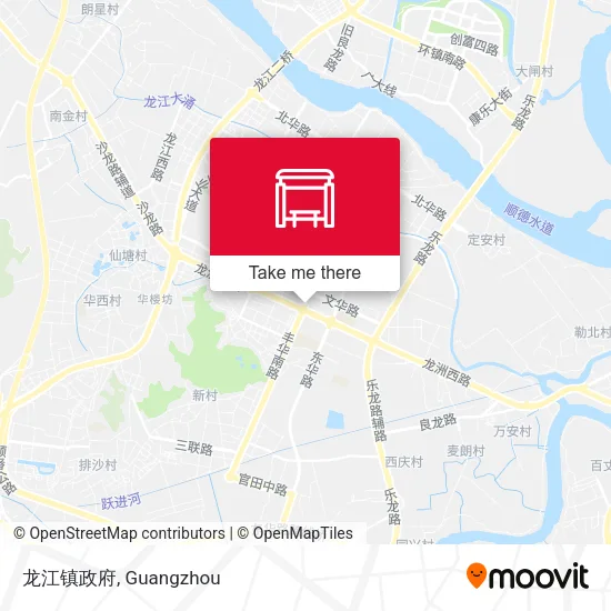 龙江镇政府 map