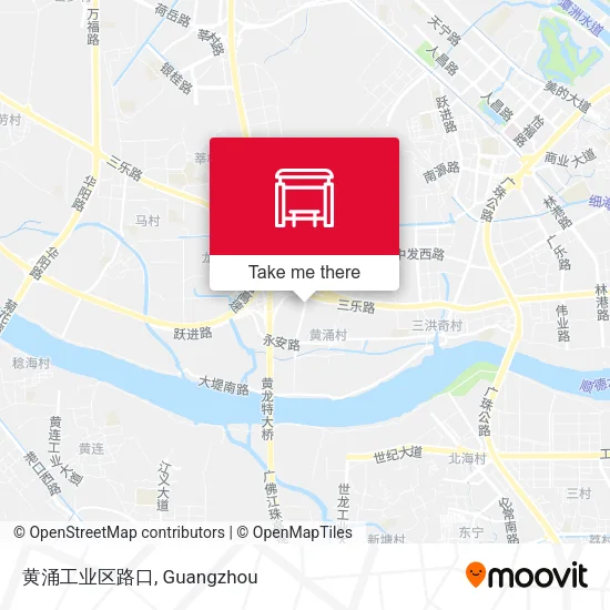 黄涌工业区路口 map