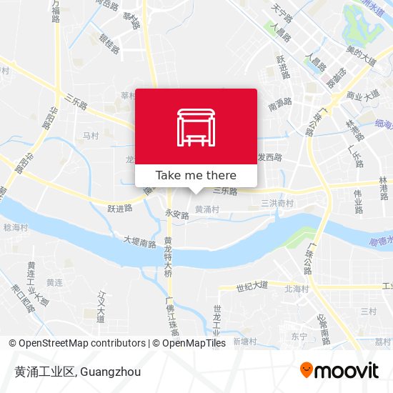 黄涌工业区 map
