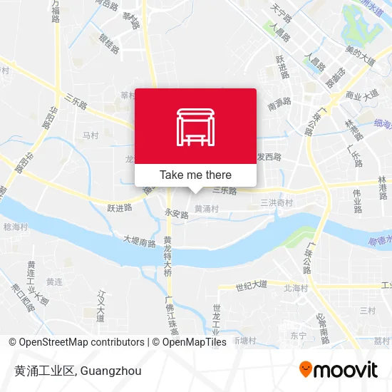 黄涌工业区 map