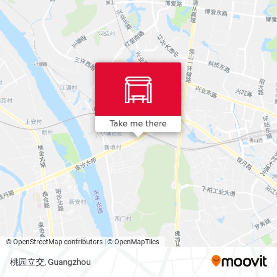 桃园立交 map