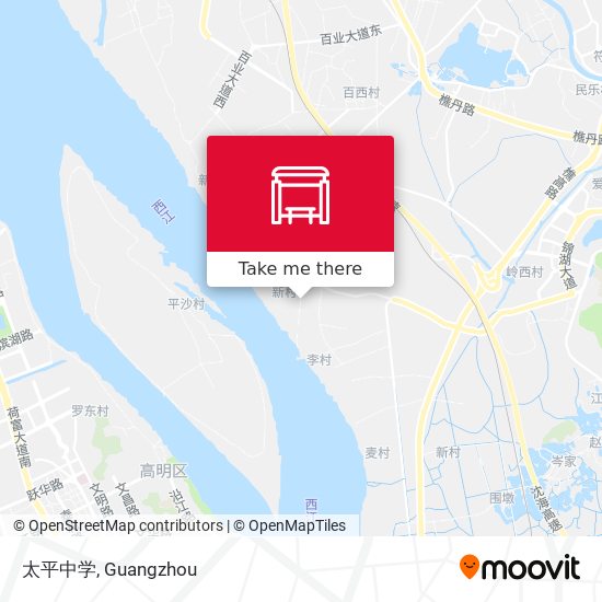 太平中学 map