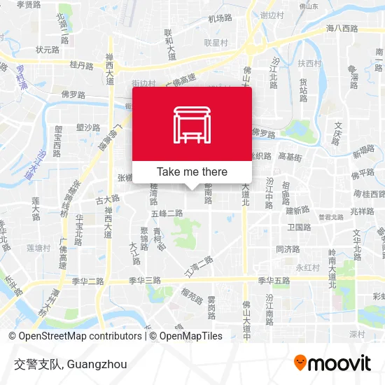 交警支队 map