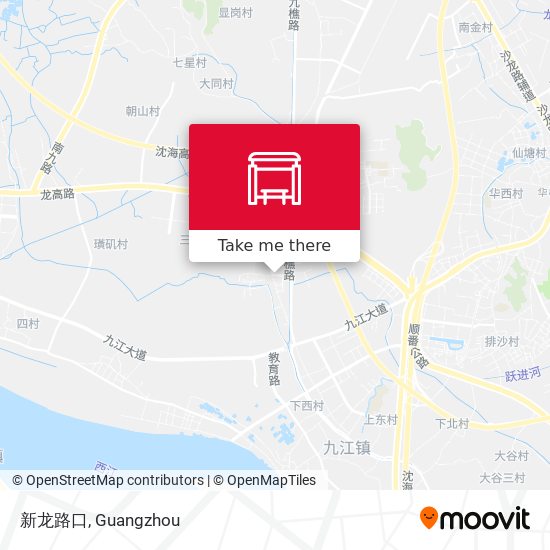 新龙路口 map