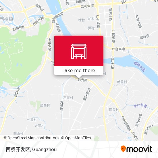西桥开发区 map