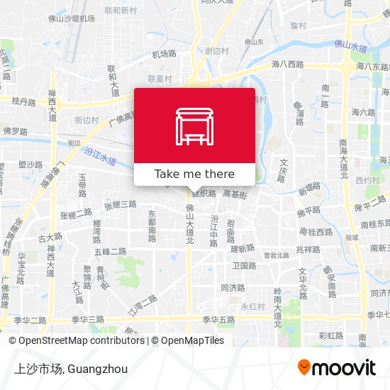 上沙市场 map