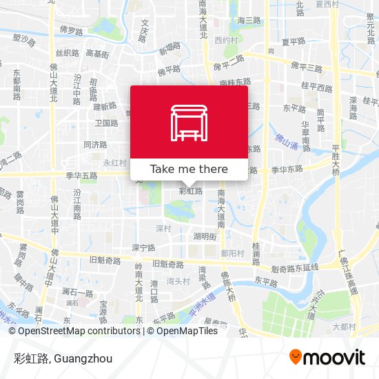 彩虹路 map