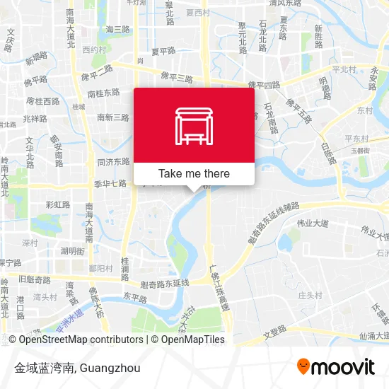 金域蓝湾南 map