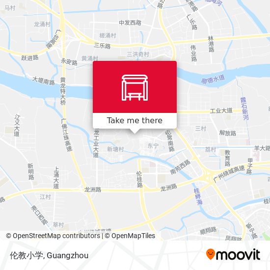 伦教小学 map