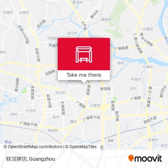 联滘牌坊 map