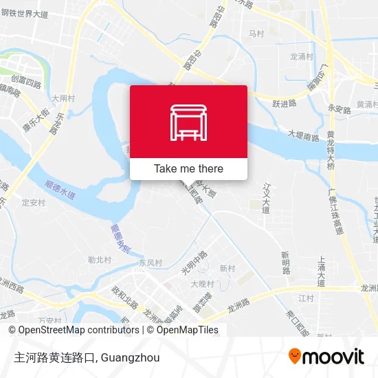 主河路黄连路口 map