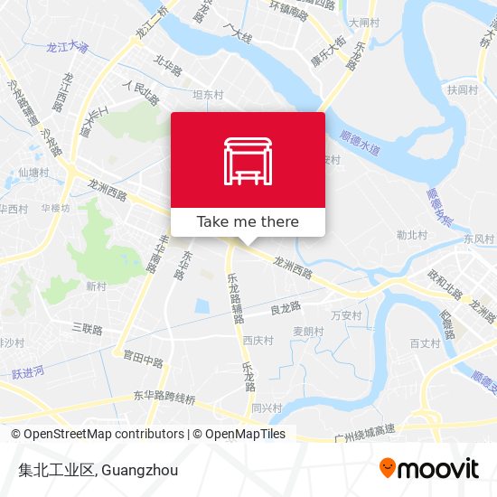 集北工业区 map