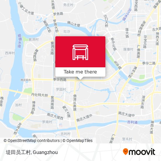 堤田员工村 map