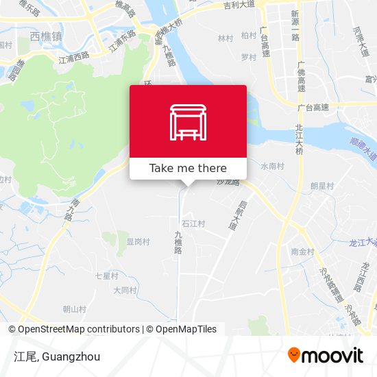 江尾 map