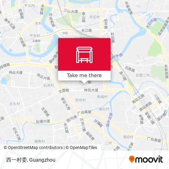 西一村委 map