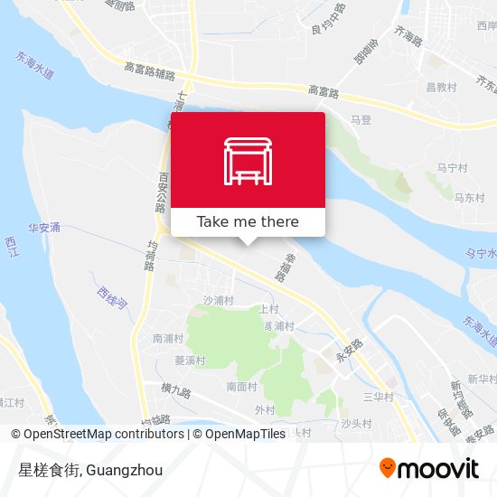 星槎食街 map