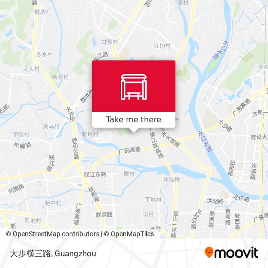 大步横三路 map