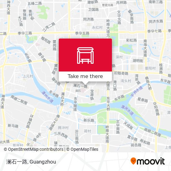 澜石一路 map