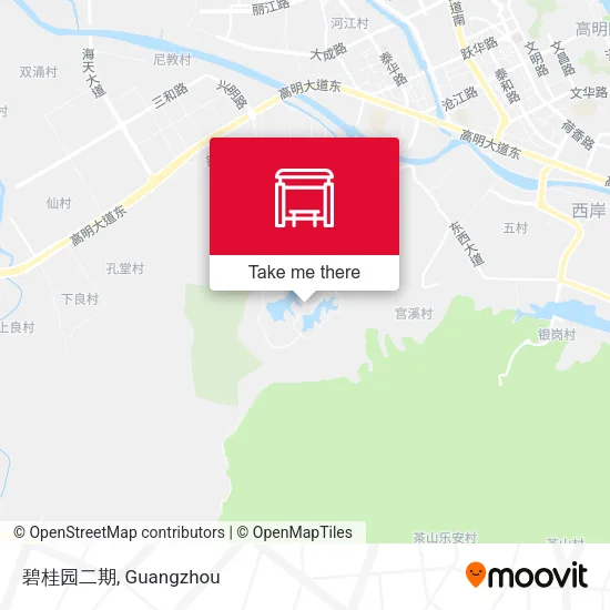 碧桂园二期 map