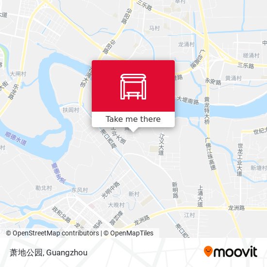 萧地公园 map