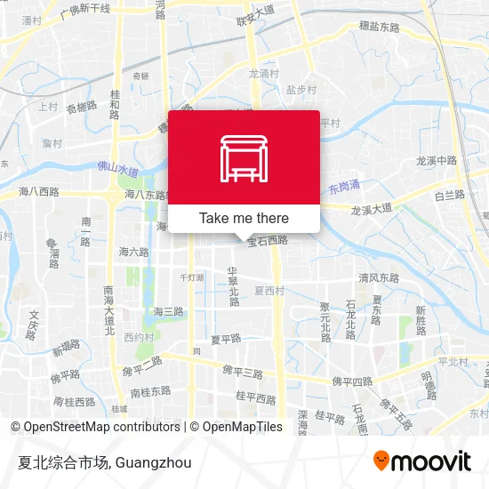 夏北综合市场 map