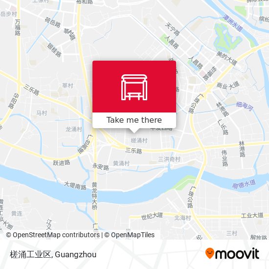 槎涌工业区 map