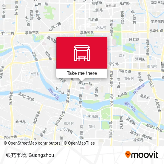 银苑市场 map
