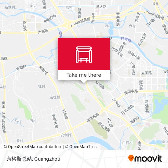 康格斯总站 map