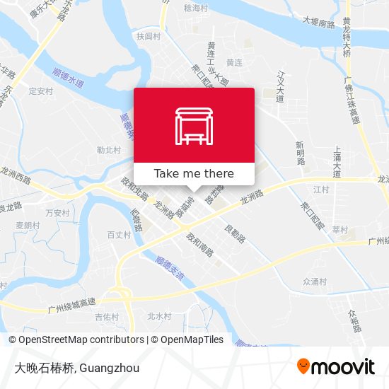 大晚石椿桥 map
