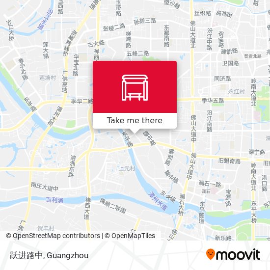 跃进路中 map
