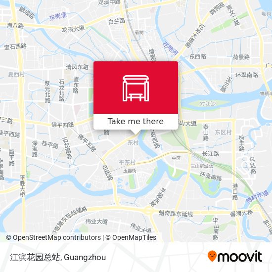 江滨花园总站 map