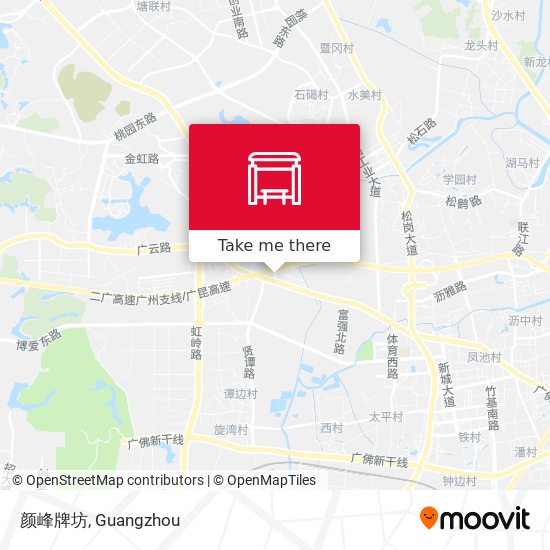 颜峰牌坊 map