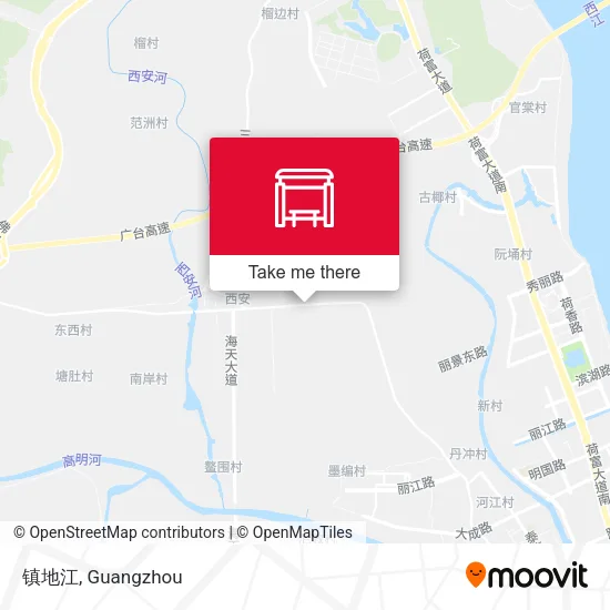 镇地江 map